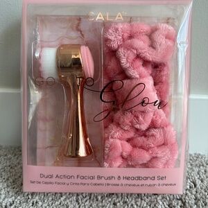 CALA Dual Action Facial Brush & Headband Set
